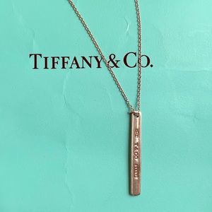 Tiffany & Co. 1837 bar necklace
